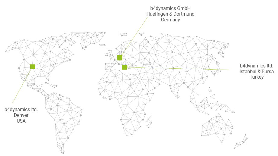 b4dynamics locations worldwide